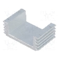 Radiator extrudat, 25mm x 40mm, STONECOLD - 