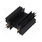 Radiator extrudat, 50.8mm x neagra, FISCHER ELEKTRONIK - SK129-50STC