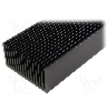 Radiator extrudat, aluminiu, 1000mm x 160mm, neagra, FISCHER ELEKTRONIK - SK 627 1000 SA