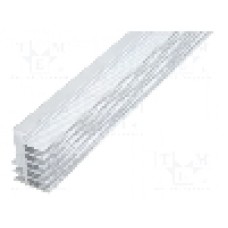 Radiator extrudat, aluminiu, 1000mm x 30mm, naturala, FISCHER ELEKTRONIK - SK 544 1000 AL