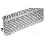 Radiator extrudat, aluminiu, 1000mm x 55mm, naturala, FISCHER ELEKTRONIK - SK 610 1000 AL