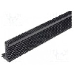 Radiator extrudat, aluminiu, 1000mm x 55mm, neagra, FISCHER ELEKTRONIK - SK 610 1000 SA