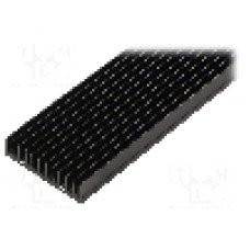 Radiator extrudat, aluminiu, 1000mm x 59.69mm, neagra, FISCHER ELEKTRONIK - SK 630 1000 SA