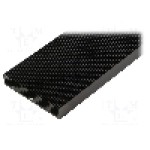 Radiator extrudat, aluminiu, 1000mm x 90mm, neagra, FISCHER ELEKTRONIK - SK 624 1000 SA