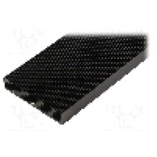 Radiator extrudat, aluminiu, 1000mm x 90mm, neagra, FISCHER ELEKTRONIK - SK 624 1000 SA