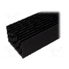 Radiator extrudat, aluminiu, 1000mm x 95mm, neagra, FISCHER ELEKTRONIK - SK 645 1000 SA