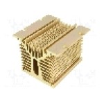 Radiator extrudat, aluminiu, 100mm x 100mm, auriu, ANLY ELECTRONICS - HS-081-100