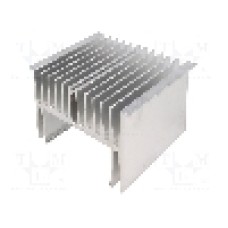 Radiator extrudat, aluminiu, 100mm x 124mm, STONECOLD - 