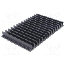 Radiator extrudat, aluminiu, 100mm x 159mm, neagra, FISCHER ELEKTRONIK - SK44/100/SA