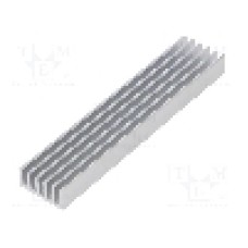 Radiator extrudat, aluminiu, 100mm x 21mm, naturala, FISCHER ELEKTRONIK - SK  652  100  AL