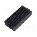 Radiator extrudat, aluminiu, 100mm x 45mm, neagra, FISCHER ELEKTRONIK - SK 626 100 SA