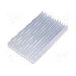 Radiator extrudat, aluminiu, 100mm x 59.69mm, aluminiu, FISCHER ELEKTRONIK - SK 630 100 AL