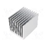 Radiator extrudat, aluminiu, 100mm x 80mm, naturala, FISCHER ELEKTRONIK - SK  655  100  AL