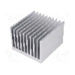 Radiator extrudat, aluminiu, 100mm x 95mm, naturala, FISCHER ELEKTRONIK - SK 645 100 AL