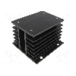 Radiator extrudat, aluminiu, 110mm x 100mm, neagra, STONECOLD - 