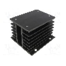 Radiator extrudat, aluminiu, 110mm x 100mm, neagra, STONECOLD - 