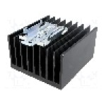 Radiator extrudat, aluminiu, 110mm x 100mm, neagra, STONECOLD - 