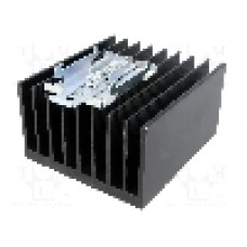 Radiator extrudat, aluminiu, 110mm x 100mm, neagra, STONECOLD - 