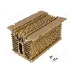 Radiator extrudat, aluminiu, 150mm x 100mm, aurie, ANLY ELECTRONICS - HS-081-150