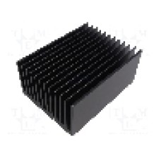 Radiator extrudat, aluminiu, 150mm x 112mm, neagra, FISCHER ELEKTRONIK - SK 121 150 SA