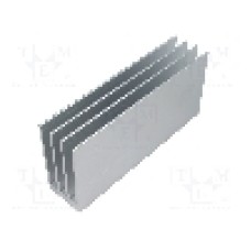 Radiator extrudat, aluminiu, 150mm x 35mm, naturala, FISCHER ELEKTRONIK - SK  654  150  AL