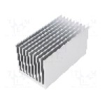 Radiator extrudat, aluminiu, 150mm x 80mm, naturala, FISCHER ELEKTRONIK - SK  655  150  AL