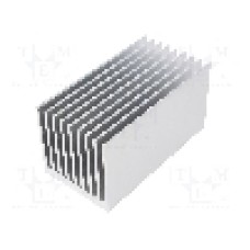 Radiator extrudat, aluminiu, 150mm x 80mm, naturala, FISCHER ELEKTRONIK - SK  655  150  AL