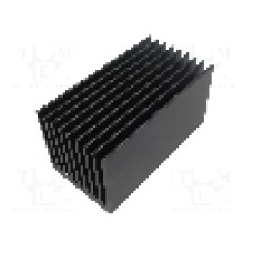 Radiator extrudat, aluminiu, 150mm x 80mm, neagra, FISCHER ELEKTRONIK - SK  655  150  SA