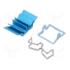 Radiator extrudat, aluminiu, 15mm x 15mm, albastru, Advanced Thermal Solutions - ATS-X50150B-C1-R0