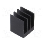 Radiator extrudat, aluminiu, 15mm x 15mm, neagra, Advanced Thermal Solutions - ATS-54150R-C1-R0