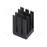 Radiator extrudat, aluminiu, 15mm x 15mm, negru, Advanced Thermal Solutions - ATS-55150W-C1-R0