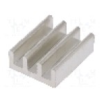 Radiator extrudat, aluminiu, 17mm x 14mm, FISCHER ELEKTRONIK - ICKSMDM17MI