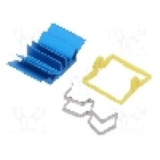 Radiator extrudat, aluminiu, 17mm x 17mm, albastru, Advanced Thermal Solutions - ATS-X50170B-C1-R0