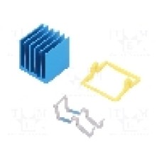 Radiator extrudat, aluminiu, 17mm x 17mm, albastra, Advanced Thermal Solutions - ATS-X53170P-C1-R0