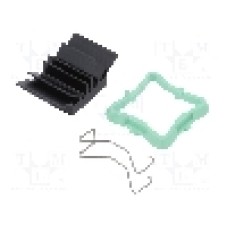 Radiator extrudat, aluminiu, 19mm x 19mm, negru, Advanced Thermal Solutions - ATS-51190D-C1-R0