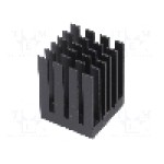 Radiator extrudat, aluminiu, 19mm x 19mm, negru, Advanced Thermal Solutions - ATS-55190W-C1-R0