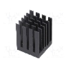 Radiator extrudat, aluminiu, 19mm x 19mm, negru, Advanced Thermal Solutions - ATS-55190W-C1-R0