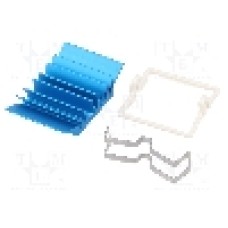 Radiator extrudat, aluminiu, 21mm x 21mm, albastra, Advanced Thermal Solutions - ATS-X50210B-C1-R0