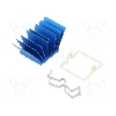 Radiator extrudat, aluminiu, 21mm x 21mm, albastra, Advanced Thermal Solutions - ATS-X50210P-C1-R0