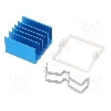 Radiator extrudat, aluminiu, 21mm x 21mm, albastra, Advanced Thermal Solutions - ATS-X53210G-C1-R0