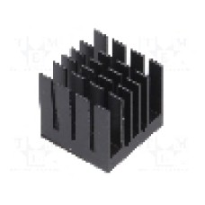 Radiator extrudat, aluminiu, 21mm x 21mm, negru, Advanced Thermal Solutions - ATS-55210R-C1-R0