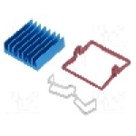 Radiator extrudat, aluminiu, 23mm x 23mm, albastra, Advanced Thermal Solutions - ATS-X53230B-C1-R0