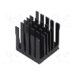 Radiator extrudat, aluminiu, 23mm x 23mm, negru, Advanced Thermal Solutions - ATS-55230W-C1-R0