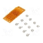 Radiator extrudat, aluminiu, 23mm x 58mm, auriu, Advanced Thermal Solutions - ATS-1183-C1-R0