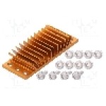 Radiator extrudat, aluminiu, 23mm x 58mm, auriu, Advanced Thermal Solutions - ATS-1184-C1-R0