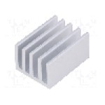 Radiator extrudat, aluminiu, 25mm x 19mm, naturala, FISCHER ELEKTRONIK - SK 632 25 AL
