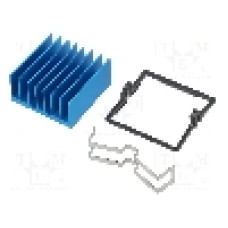 Radiator extrudat, aluminiu, 25mm x 25mm, albastra, Advanced Thermal Solutions - ATS-X53250G-C1-R0