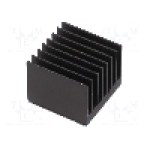 Radiator extrudat, aluminiu, 25mm x 25mm, neagra, Advanced Thermal Solutions - ATS-54250R-C1-R0