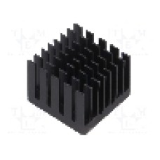 Radiator extrudat, aluminiu, 25mm x 25mm, negru, Advanced Thermal Solutions - ATS-55250R-C1-R0