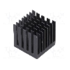 Radiator extrudat, aluminiu, 25mm x 25mm, negru, Advanced Thermal Solutions - ATS-55250W-C1-R0